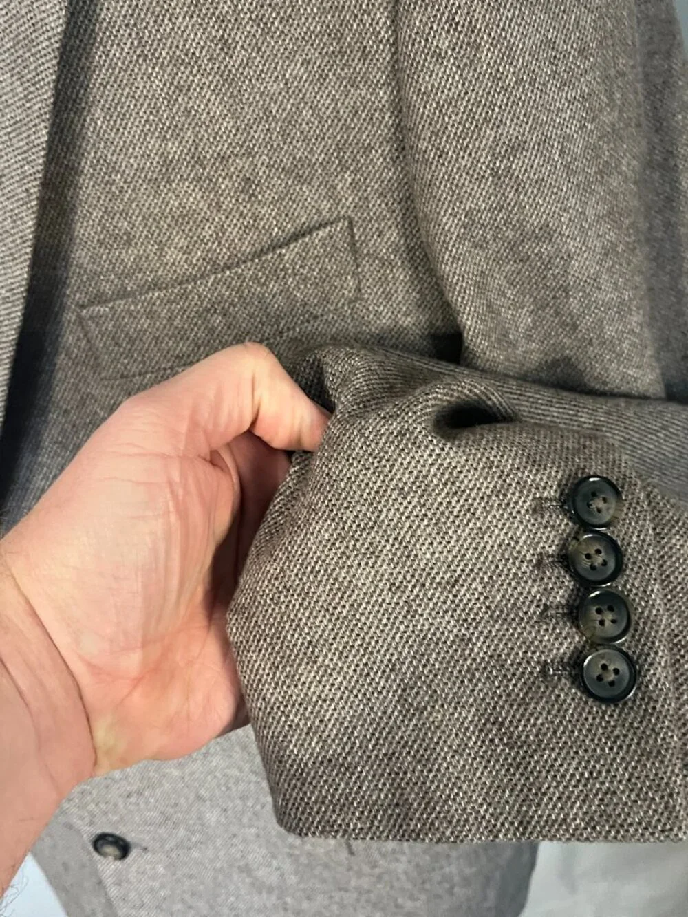 🧥 7 Diamonds Men’s XXL (48R) Light Brown Blazer Sport Coat Suit Jacket EUC ✨